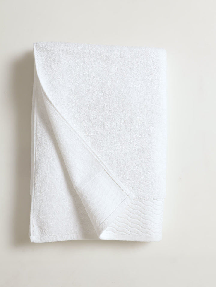 480gsm Micro Cotton Towels - White