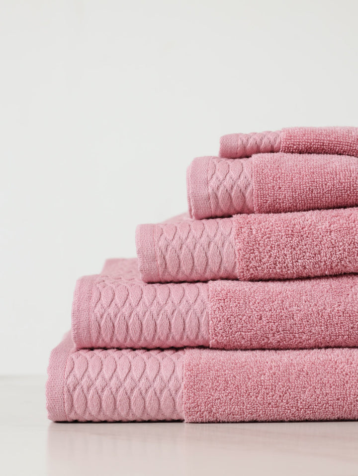 480gsm Micro Cotton Towels - Pink