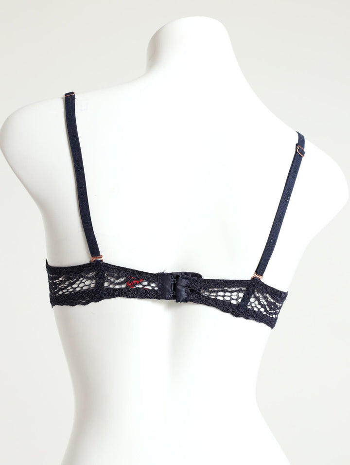 2 Pack Galloon Lace Multiway Bra - Navy/Mauve