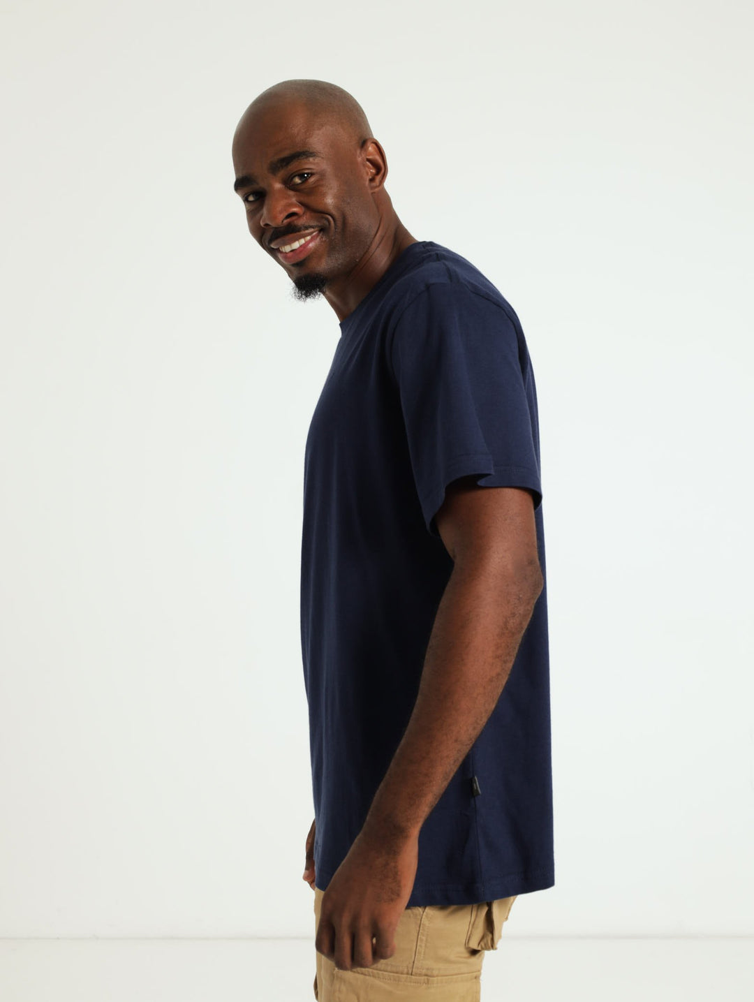 Basic Crew Tee - Navy