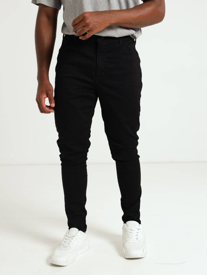 720 Hi-Rise Superskinny Z Squared Denim Jean - Black