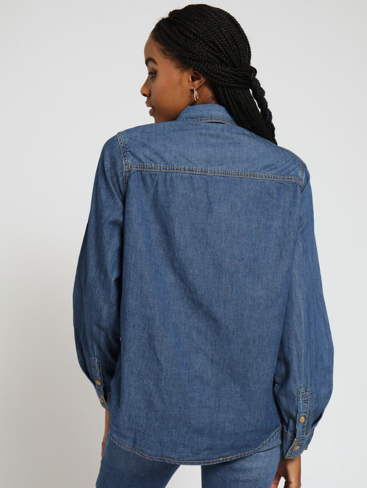 Denim Shirt - Dark Blue