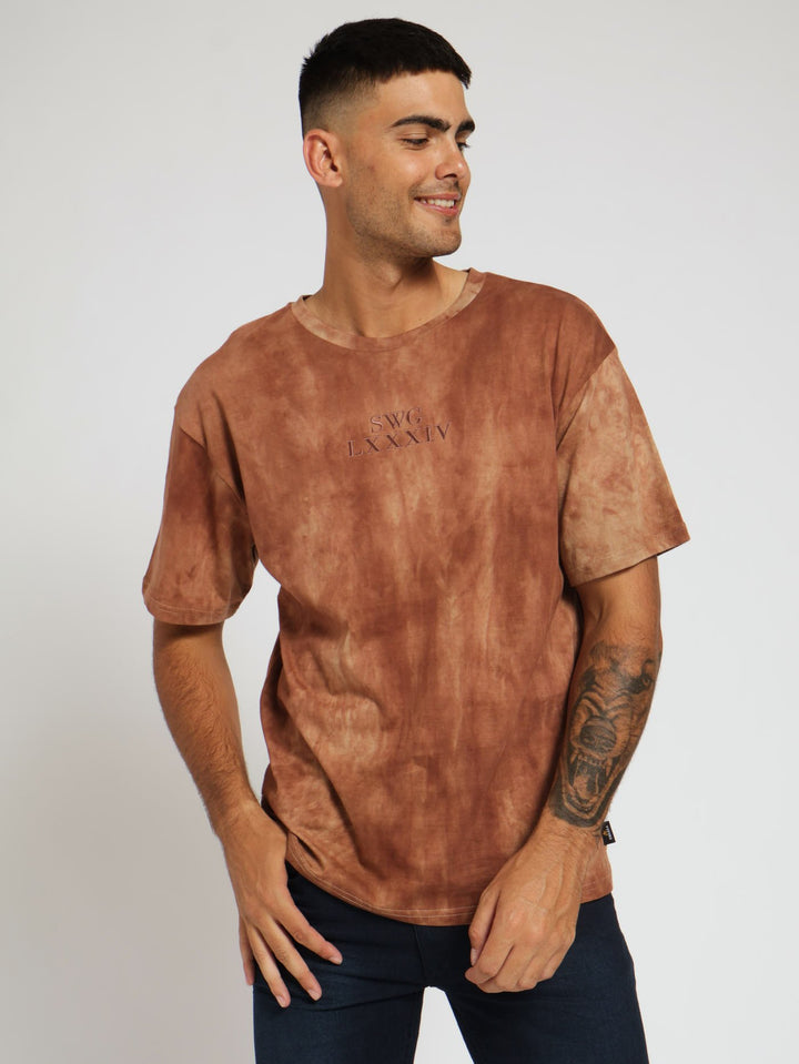 Spectra Dye Embossed Tee - Stone