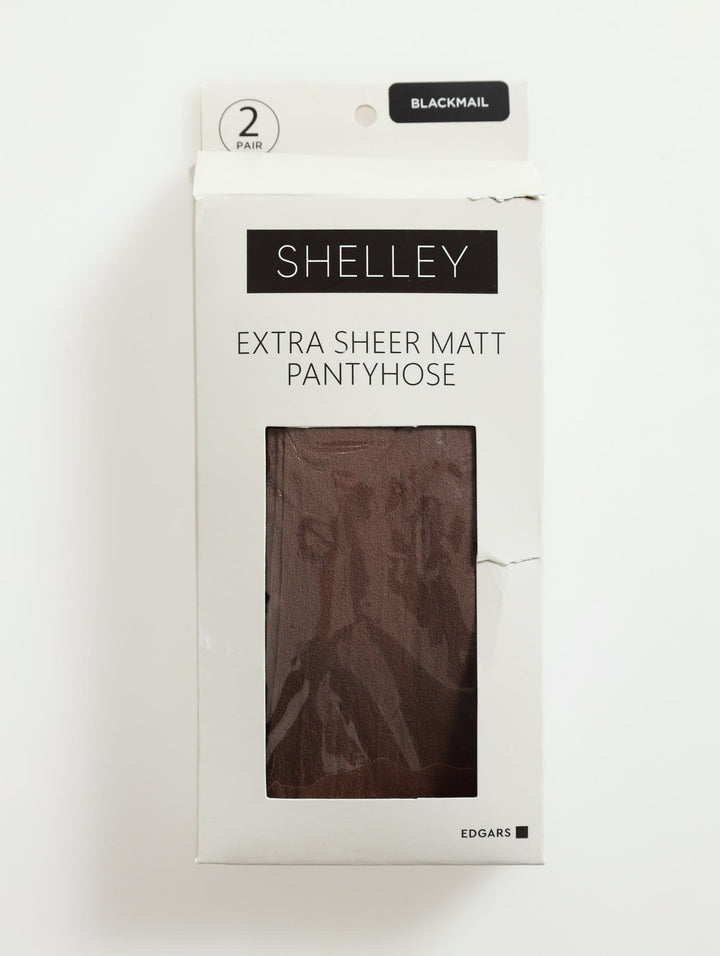 2 Pack Extra Sheer Matt Hoisery - Blackmail