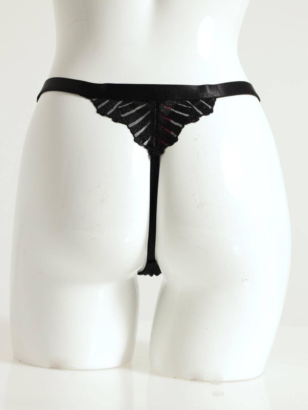 Lace Thong - Black