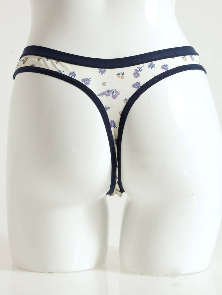 Floral Printed G-String