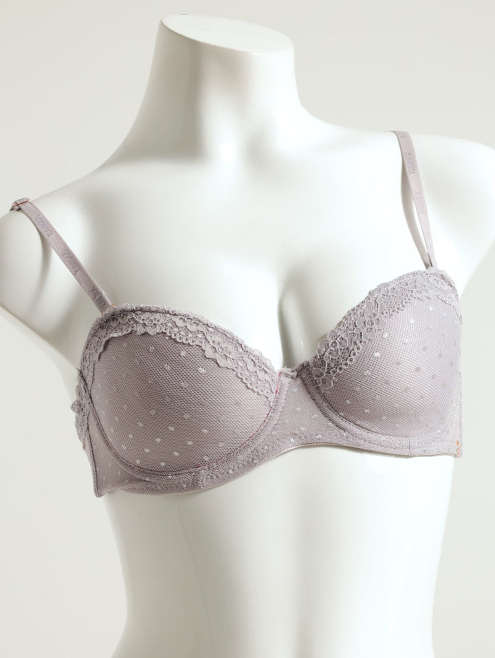 2 Pack Dobby Mesh Bra