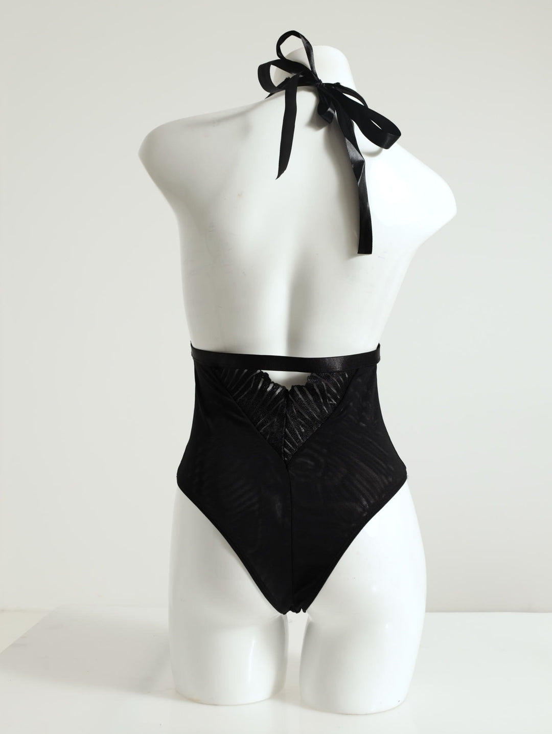 Lace/Mesh Teddy - Black