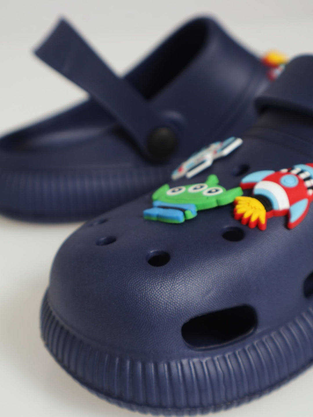 Boys Space Alien Clog - Navy