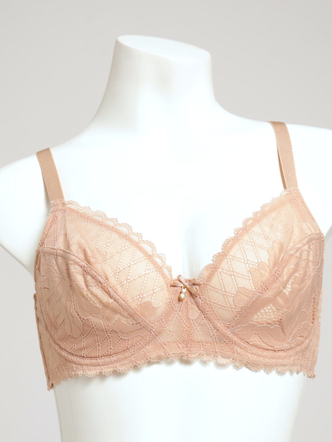 2 Pack Lightly Padded Lace Bra - Sage/Nude