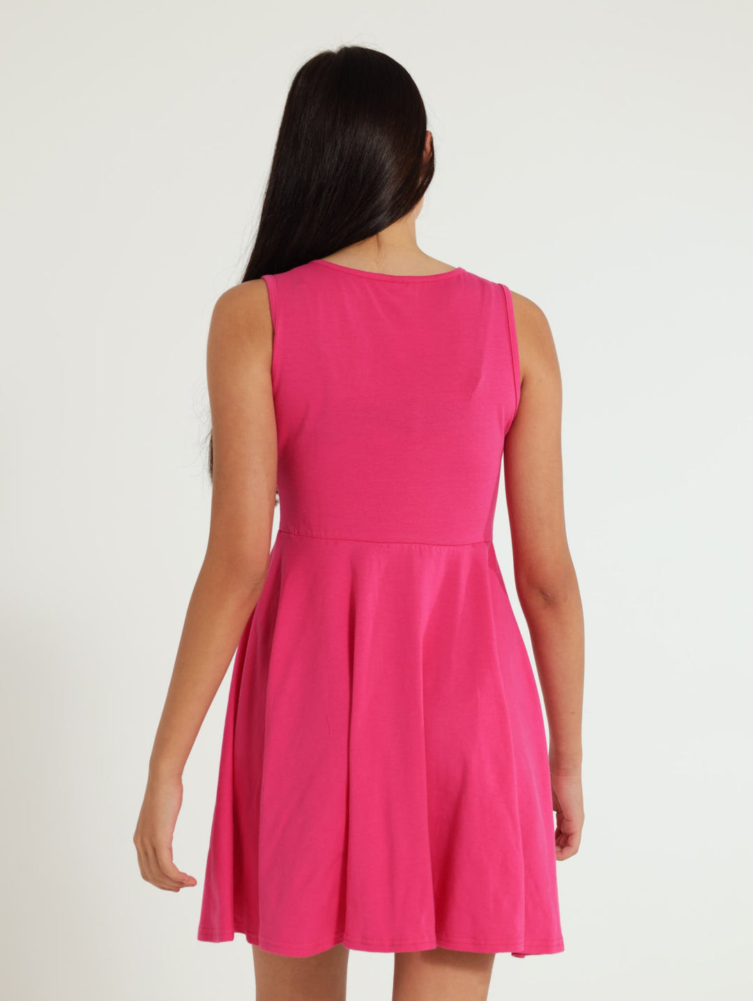 Girls Skater Dress - Cerise