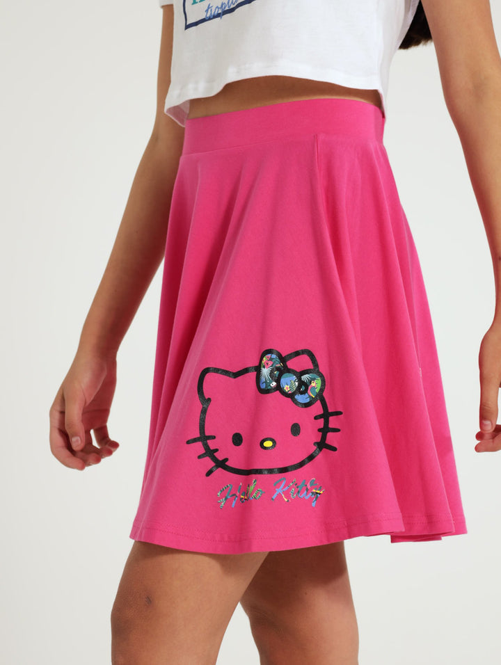 Girls Skater Skirt - Cerise