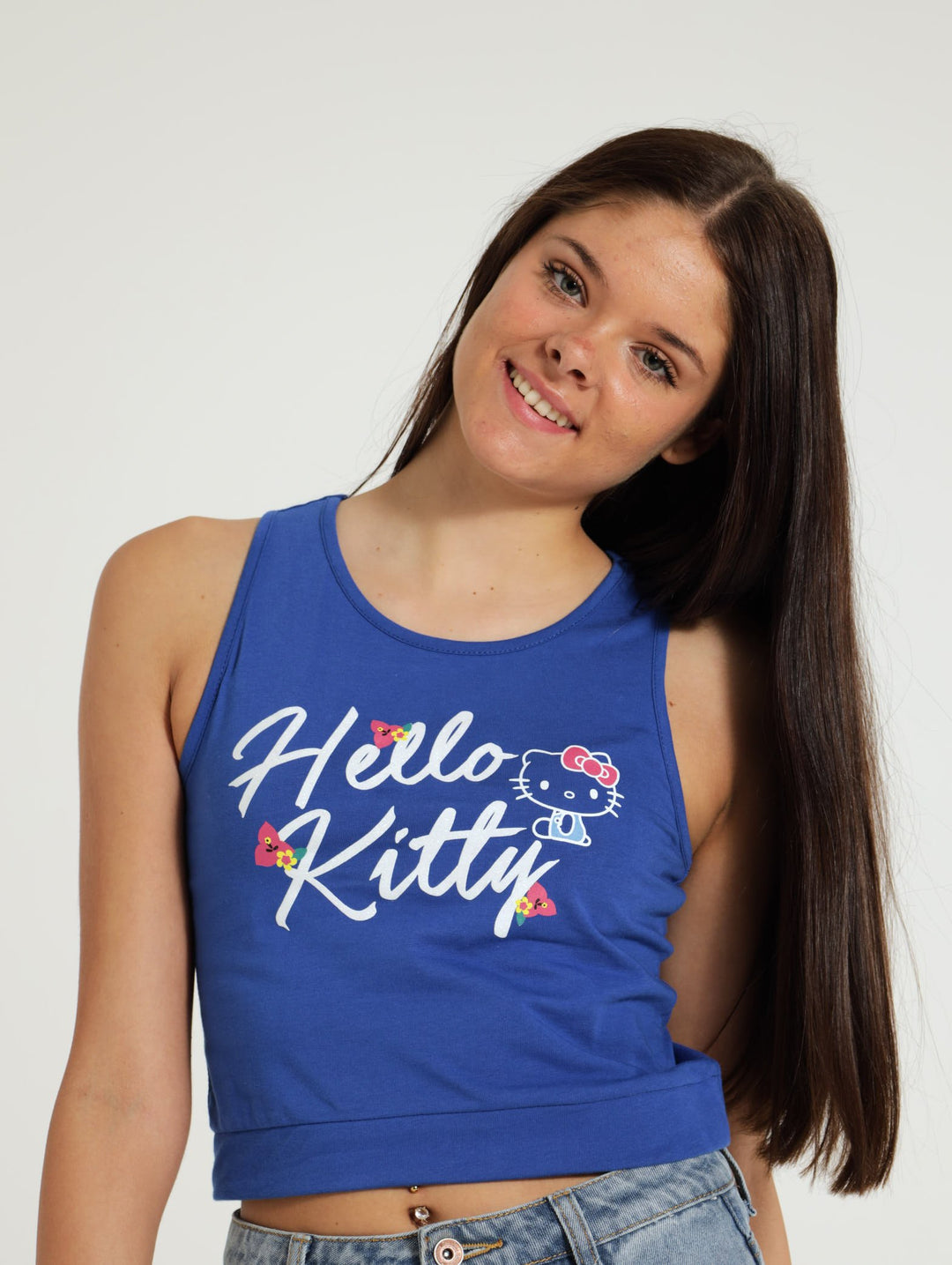 Girls Racer Vest - Blue