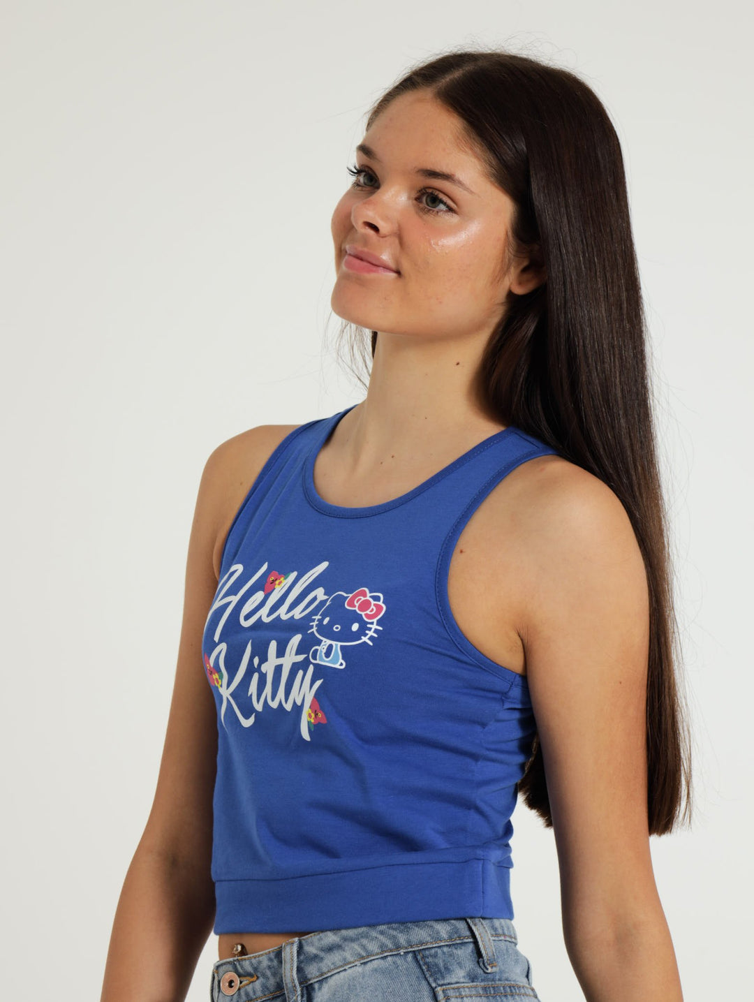 Girls Racer Vest - Blue