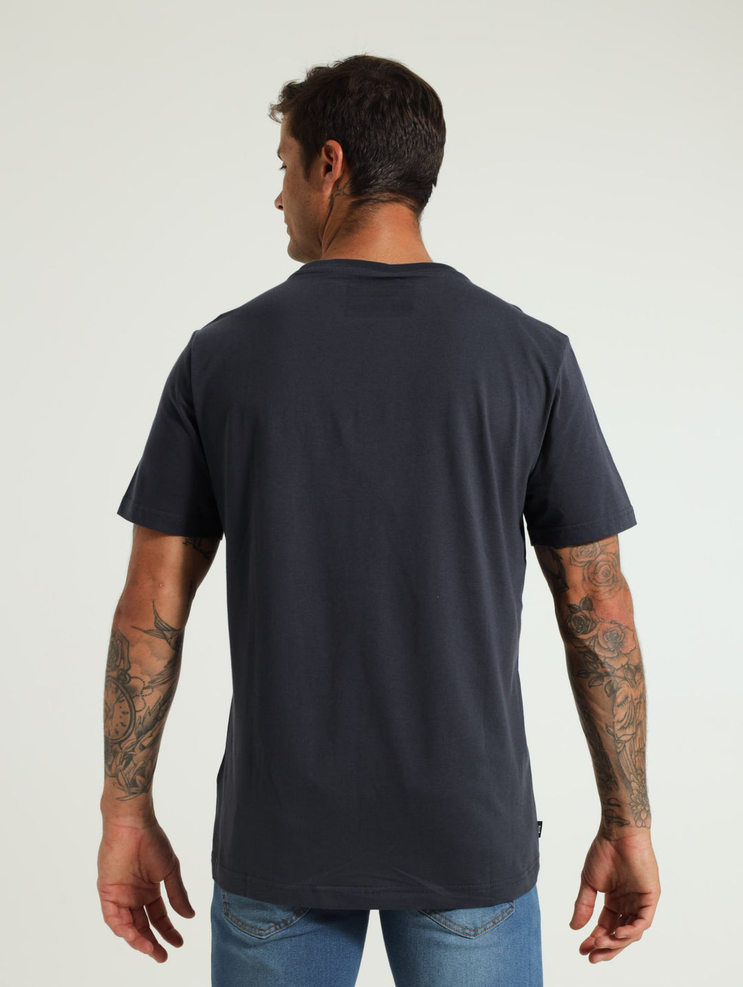 Script Crew Tee - Navy