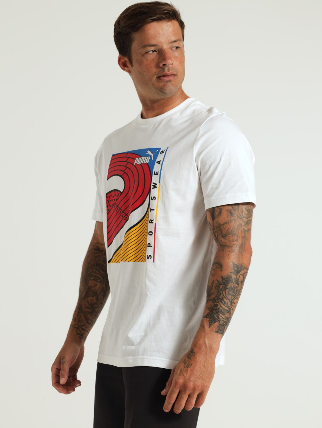 Graphics Rooted In Sports Tee - White