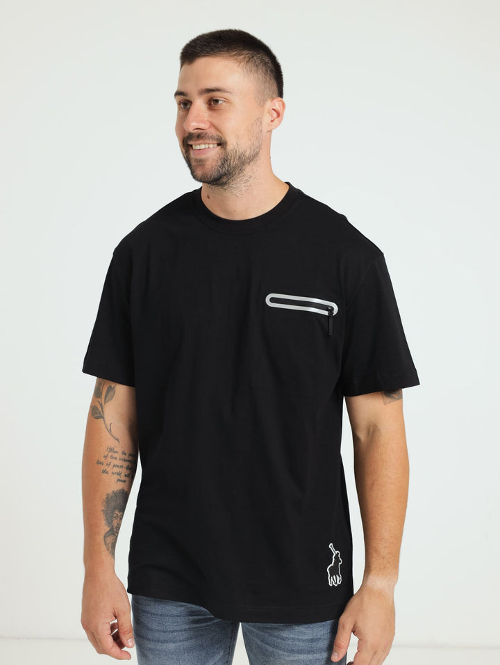 Box Fit Tee - Black