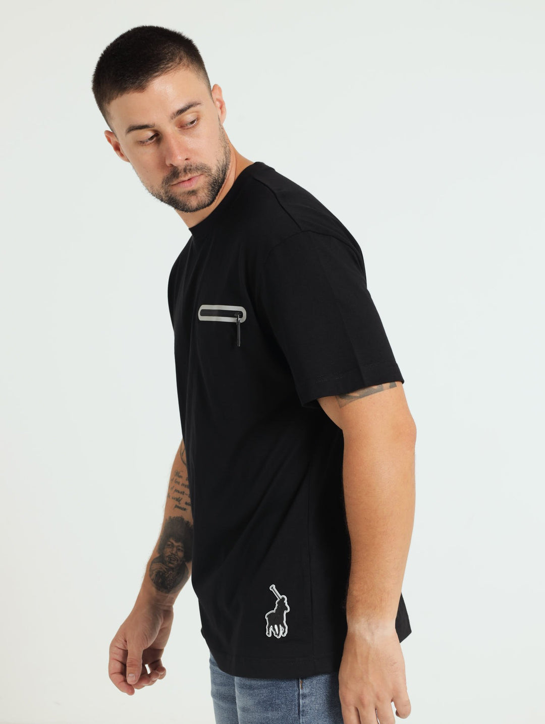 Box Fit Tee - Black