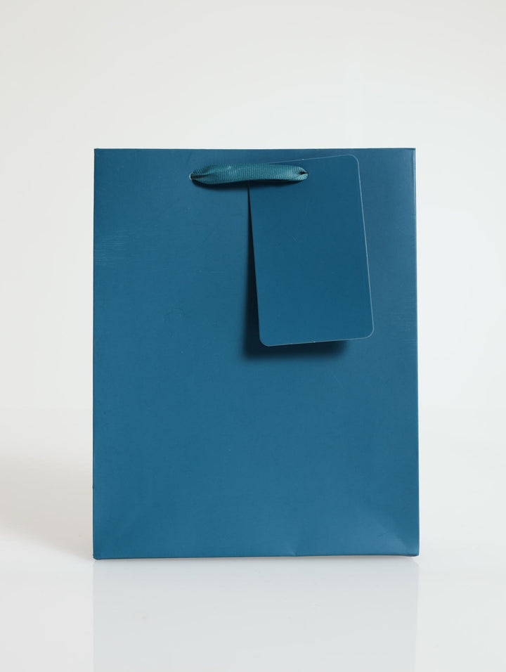 Ladies Plain Gift Bag-Small/Tall - Teal