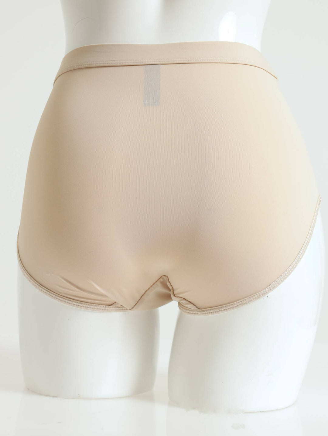 2 Pack Lace Brief Panties - Beige/White