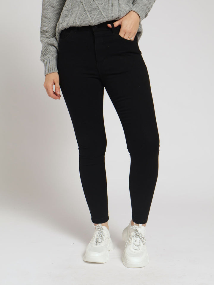 Push-Up Skinny Denim Jean - Black