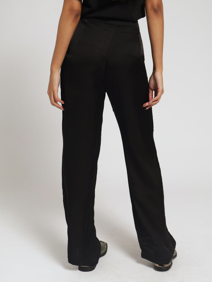 Wide Leg Pants - Black