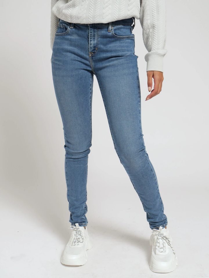 Curvy Hi-Rise Superskinny Denim Jean - Indigo