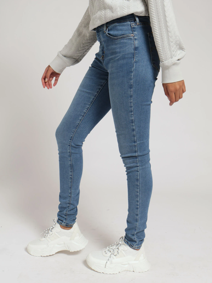 Curvy Hi-Rise Superskinny Denim Jean - Indigo