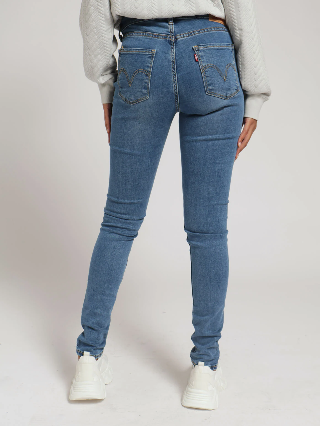 Curvy Hi-Rise Superskinny Denim Jean - Indigo