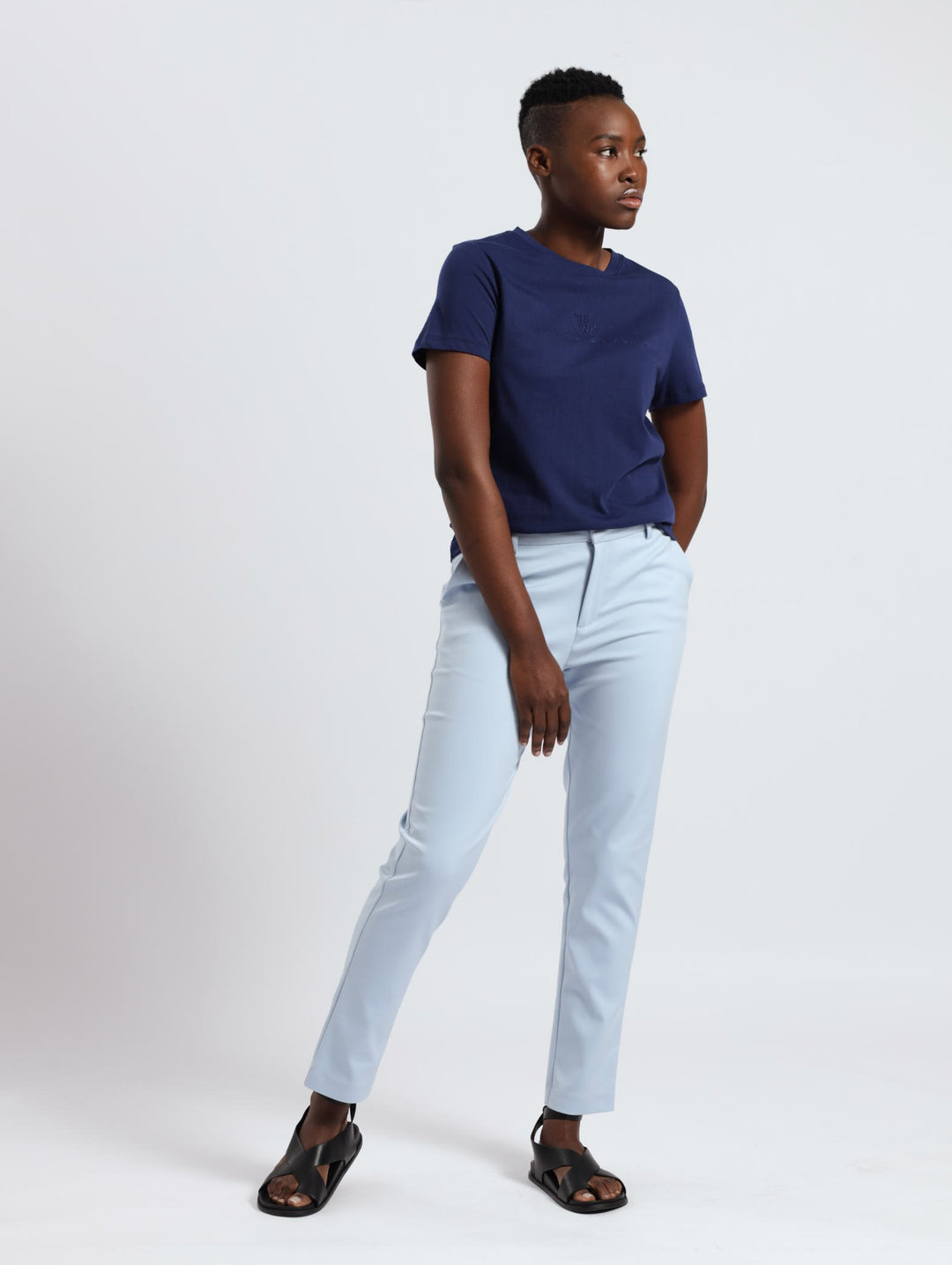 Core Slim Chino Pants - Light Blue