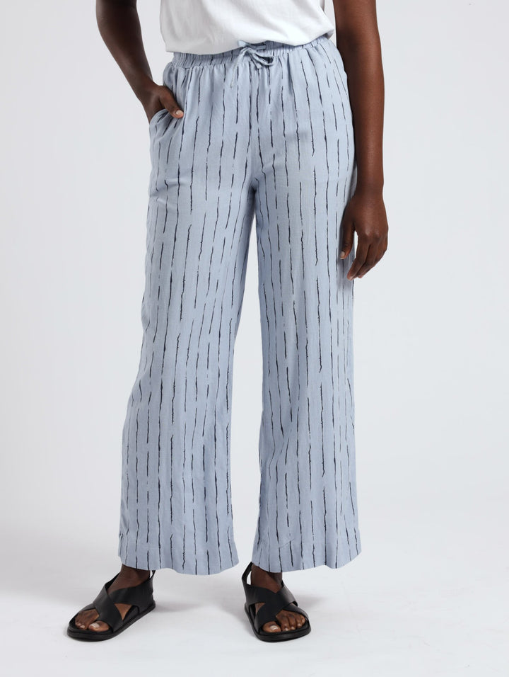 High Density Wide Leg Pants