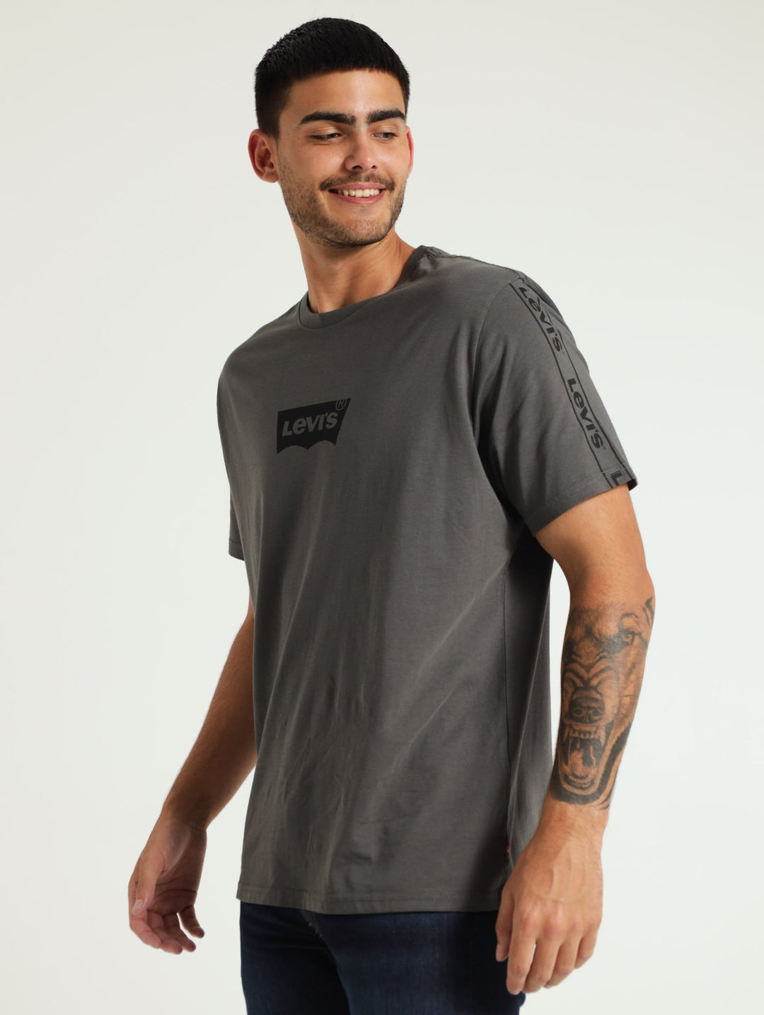 Relaxed Fit Tee - Charcoal