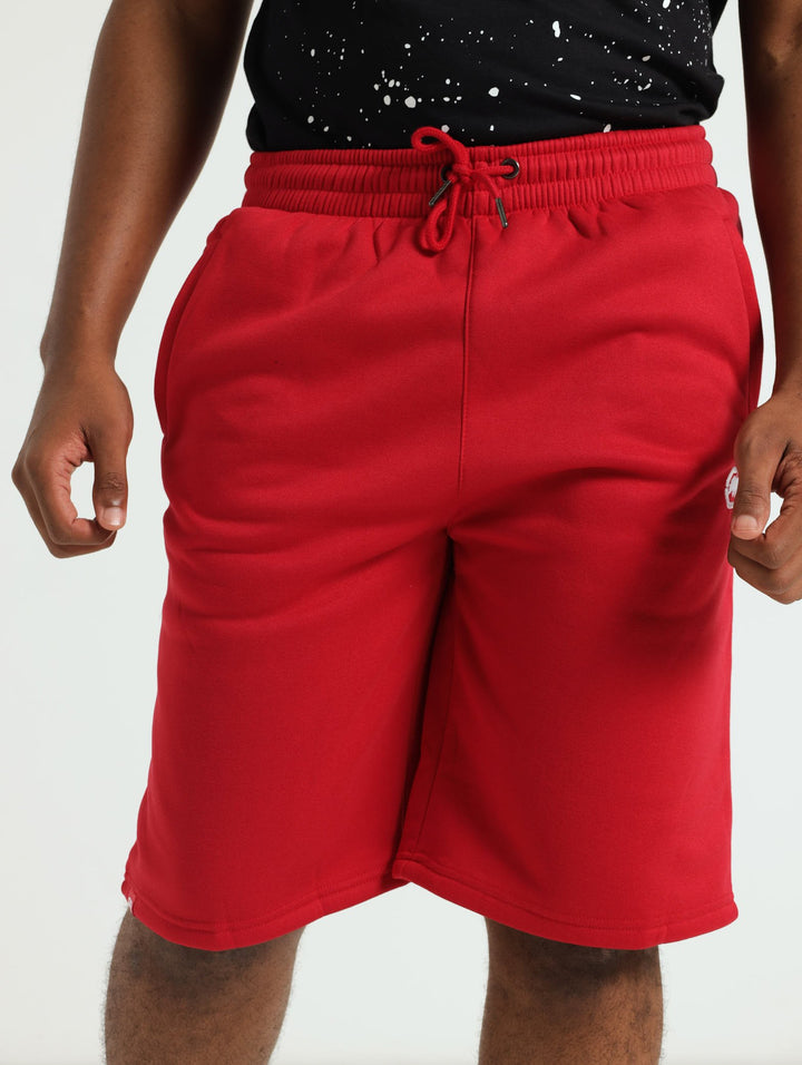 Fleece Shorts - Red