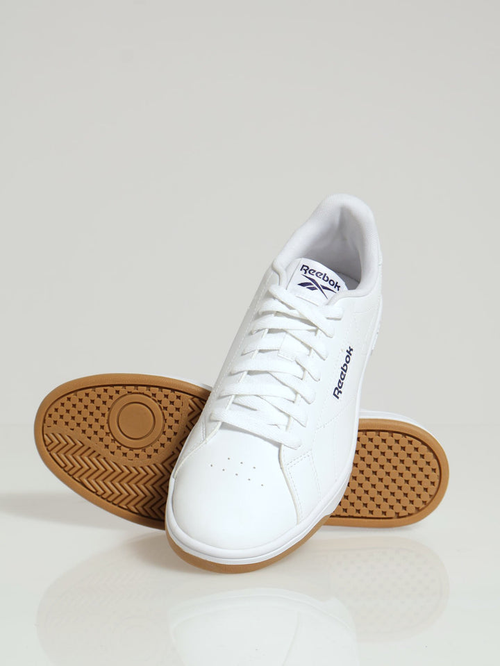 Closed Toe Lace Up Sneaker - White