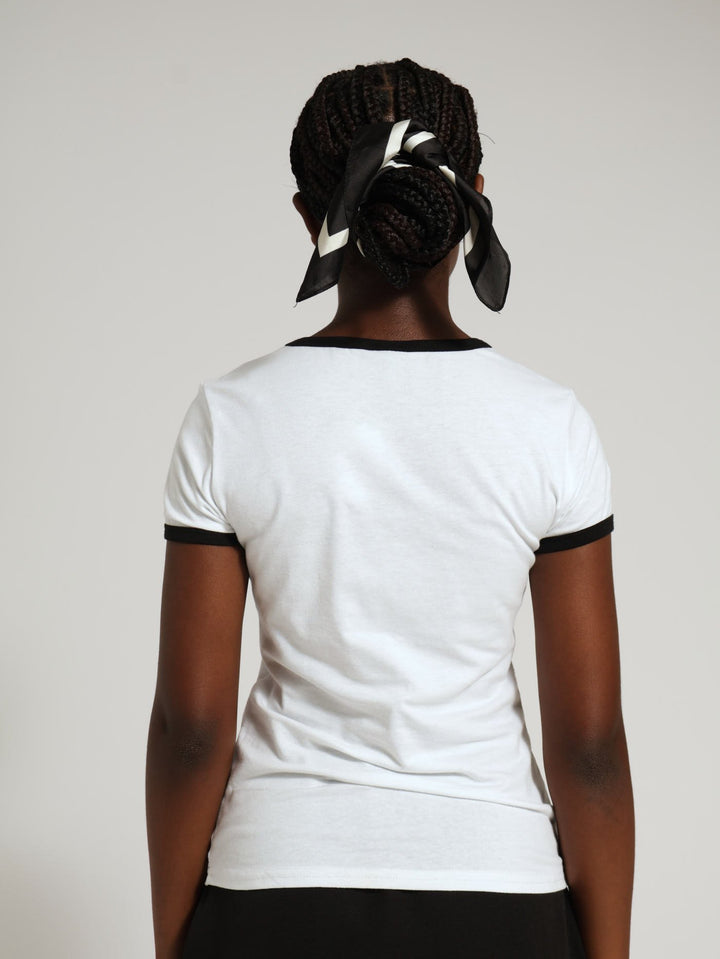 Girls Lovely Regular Tee - White