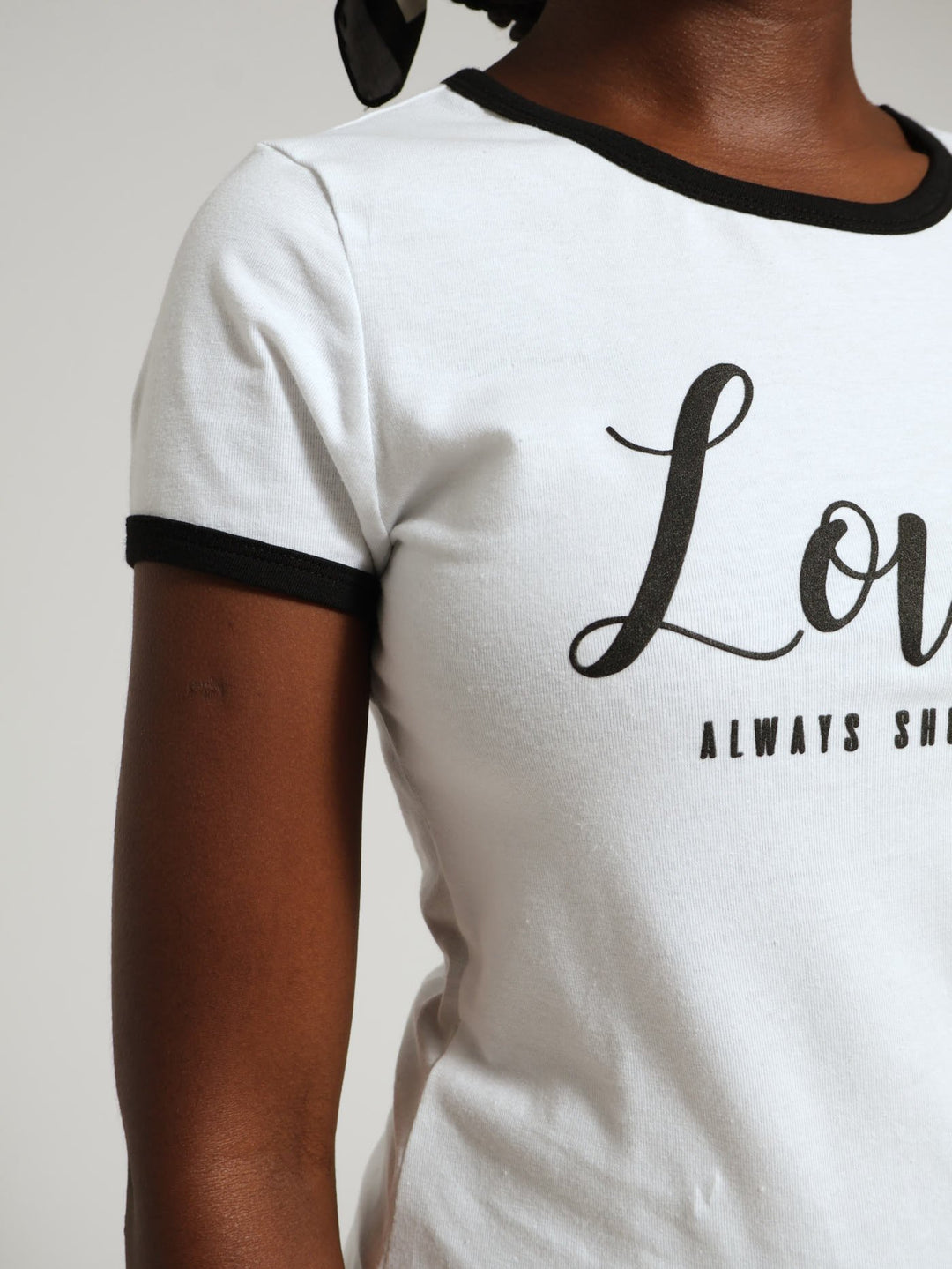 Girls Lovely Regular Tee - White