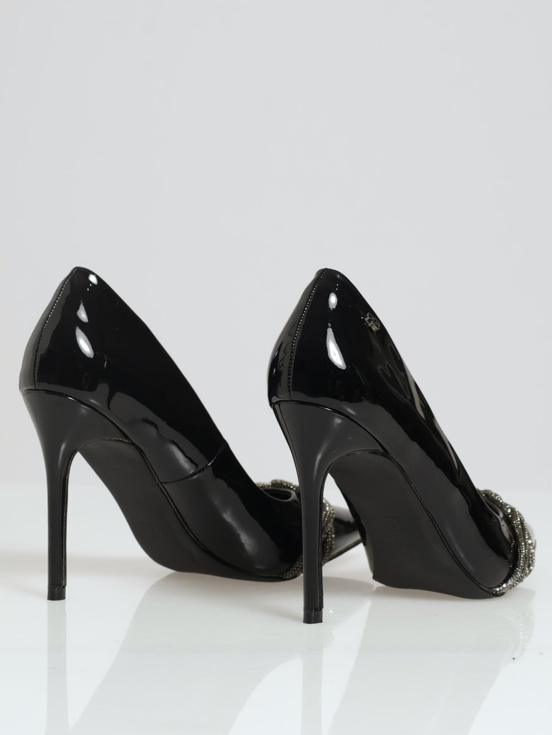 Lola 20 Embellished Pointed Toe Court Heel - Black