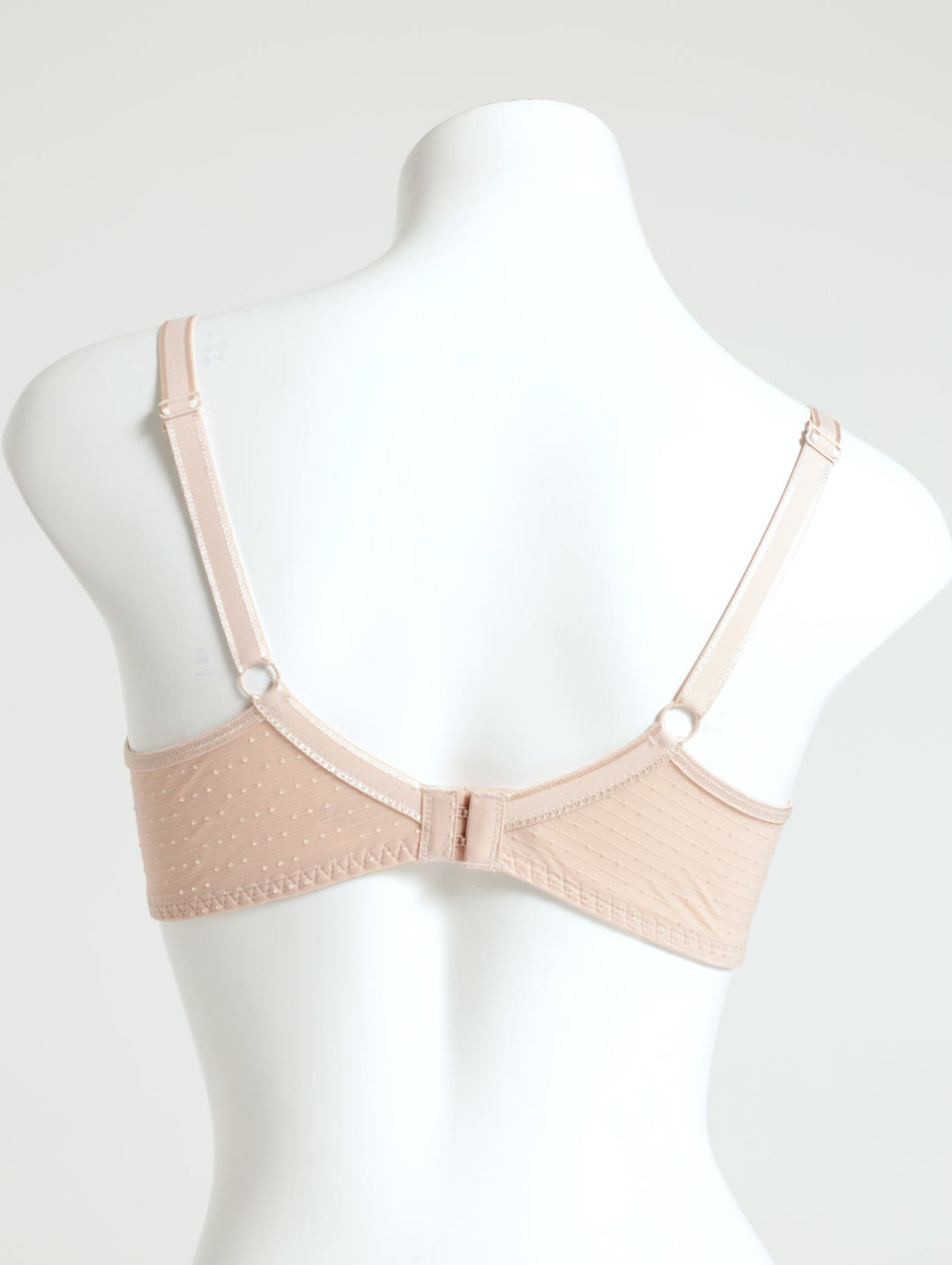 2 Pack Dot Lace Bra - Nude