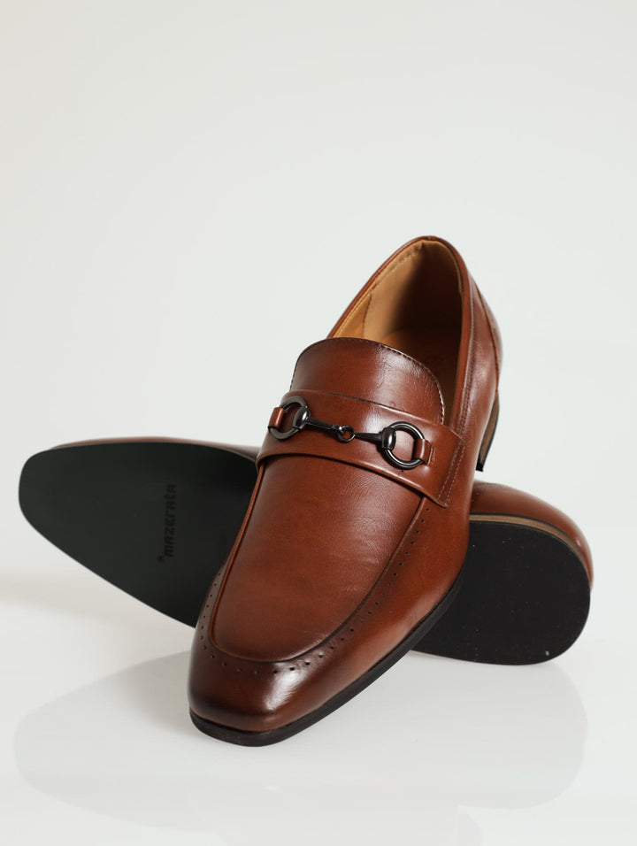 Slip On With Trim Shoe - Tan