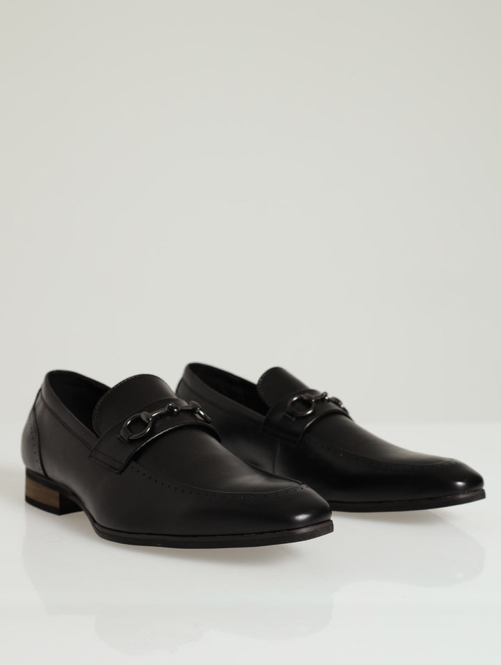 Slip On With Trim Shoe - Black