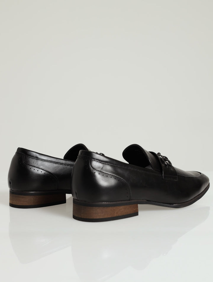 Slip On With Trim Shoe - Black