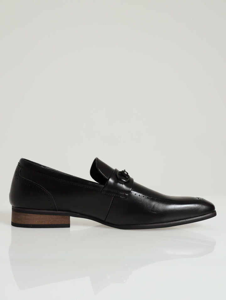 Slip On With Trim Shoe - Black