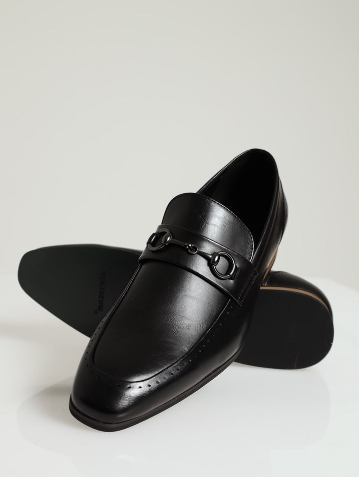 Slip On With Trim Shoe - Black