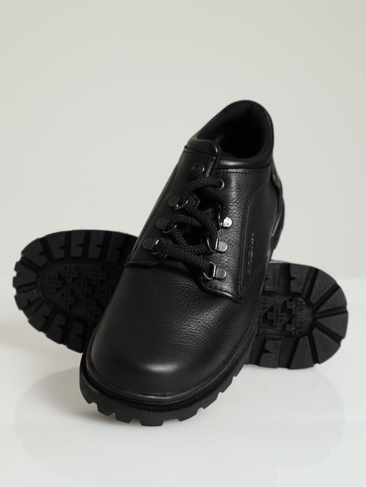 Trap Lace Up Shoe - Black