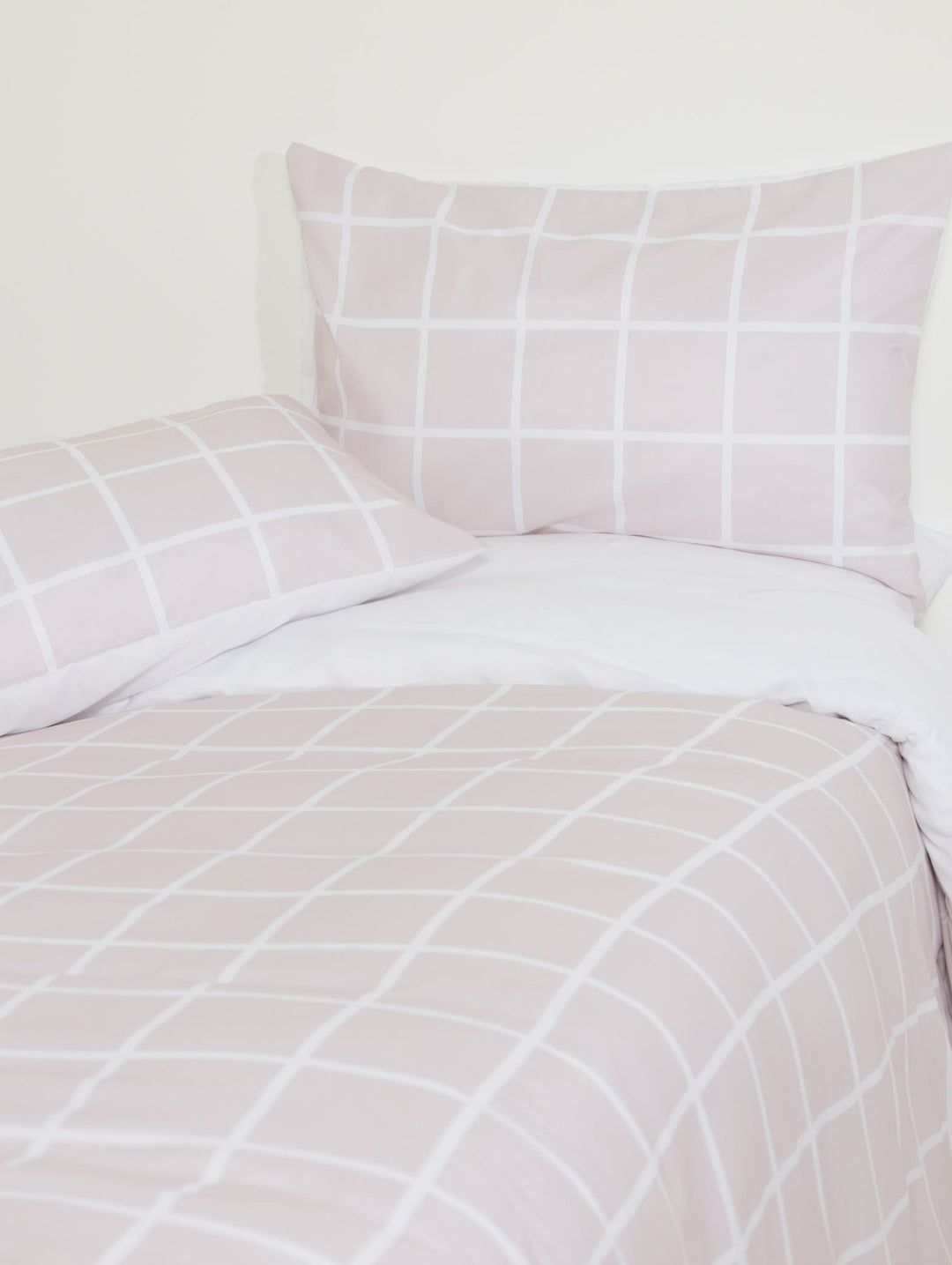 Checkerboard Duvet - Pink