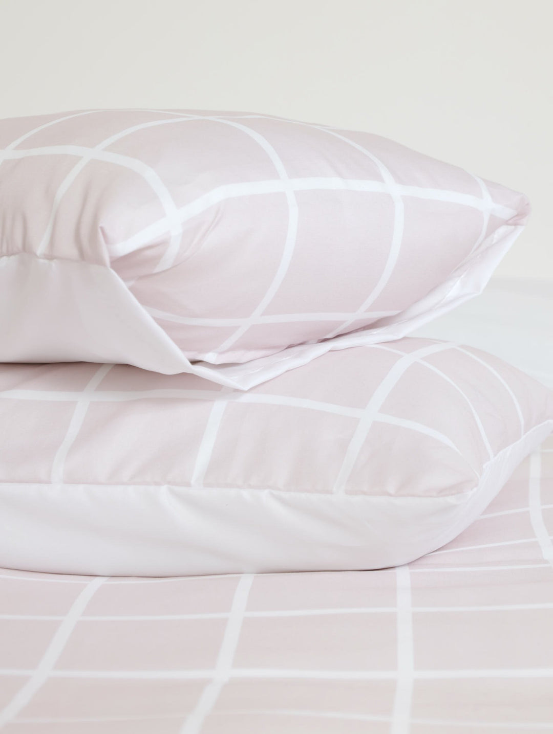 Checkerboard Duvet - Pink