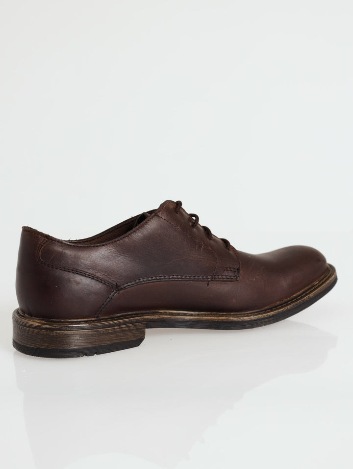 Jump Lace Up Derby Shoe - Chocolate