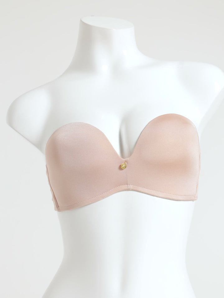 Magic Strapless Push-Up Bra - Nude