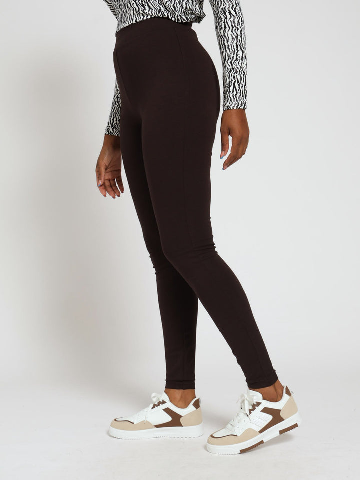 Ponte Leggings - Chocolate