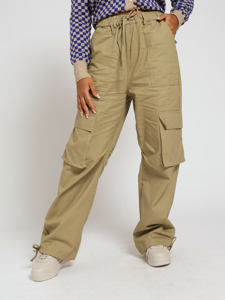 Cargo Utility Pants - Tan